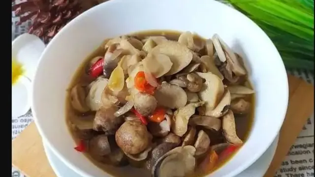 Tumis Jamur Sawit Saus Tiram