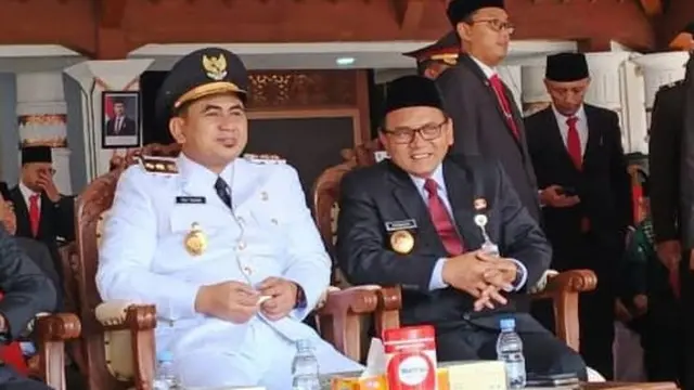Wagub Jateng Taj Yasin pimpin upacara HUT ke-80 RI di Pati