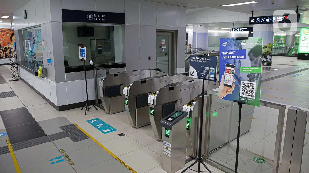 Penumpang MRT Turun 80 Persen Saat PPKM