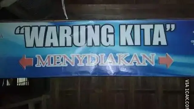 8 Potret Tulisan Tak Selesai di Spanduk Ini Bikin Mikir Keras