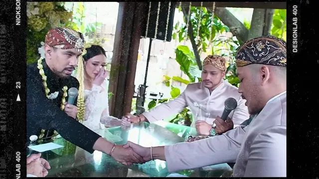 6 Potret Pernikahan Amanda Zahra dengan Adli, Tampil Anggun Pakai Kebaya Putih