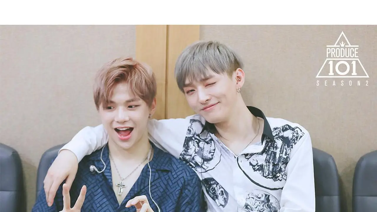 Kang Daniel dan Yoon Jisung Wanna One (Instagram/ produce48official -https://www.instagram.com/p/BVjbrt1j4be/)