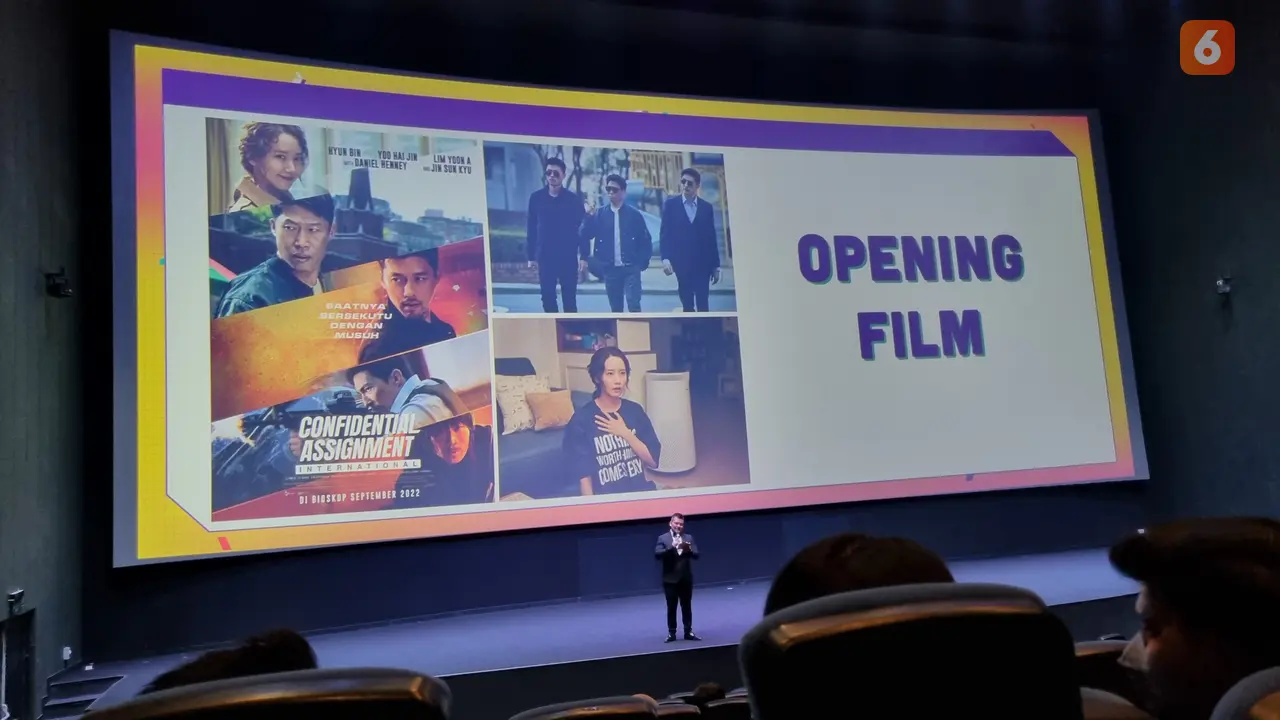 Pembukaan Festival Film Korea-Indonesia 2022 (KFFI) 2022 di CGV Grand Indonesia (Liputan6.com/Tanti Yulianingsih)