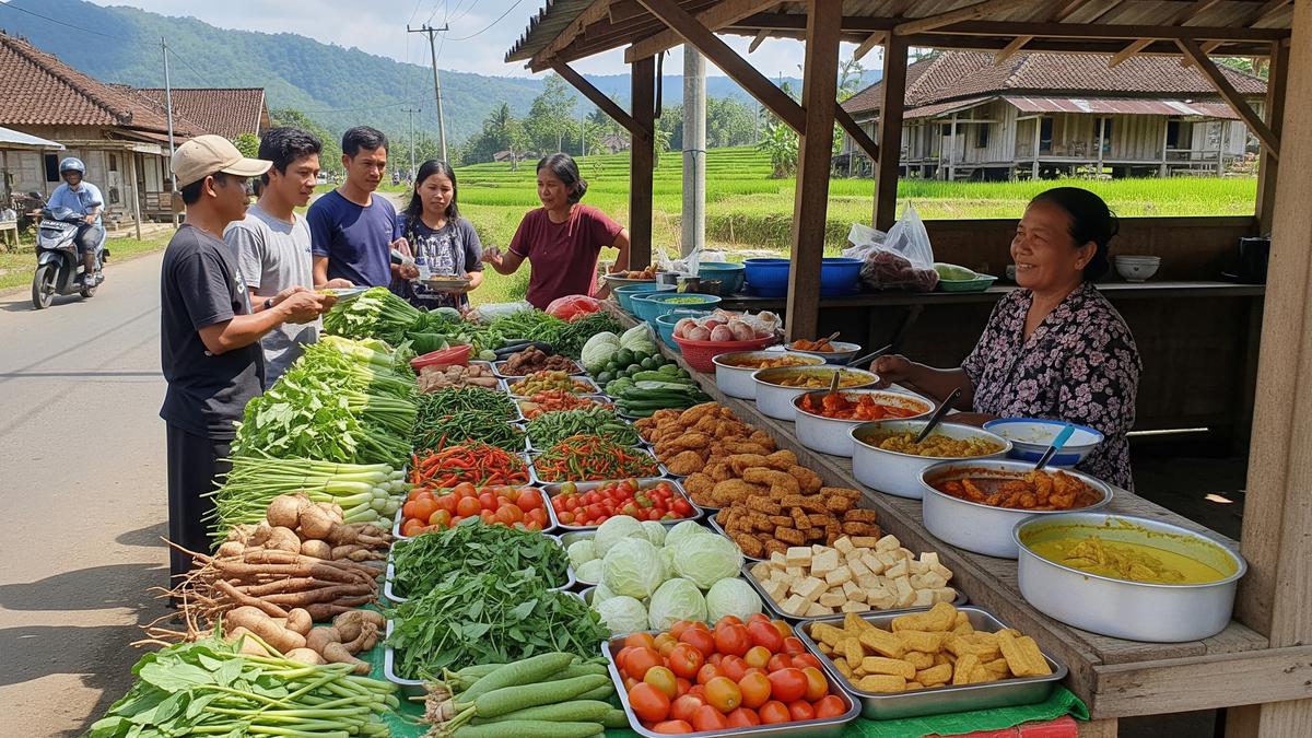 10 Ide Jualan Sayur Segar dan Lauk Matang di Kampung, Jadi Peluang Usaha Menjanjikan