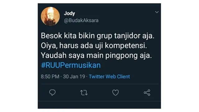 RUU permusikan