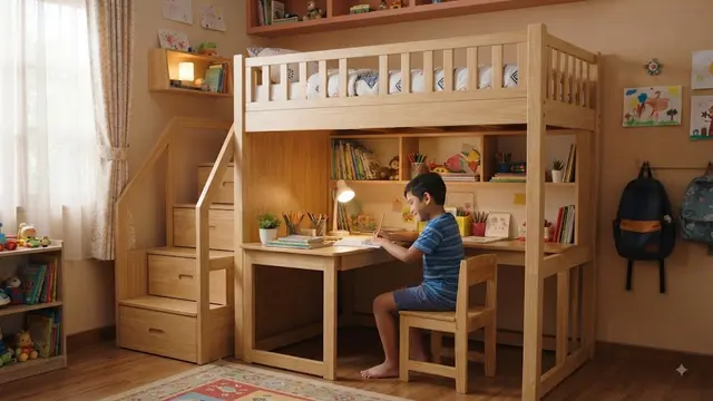 Tempat Tidur Anak Multifungsi