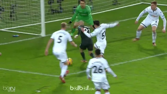 VIDEO: Highlights Premier League, Swansea Vs Manchester City 0-4