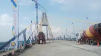 Jembatan Siak IV digadang-gadang menjadi ikon baru di Provinsi Riau. (Liputan6.com/M Syukur)
