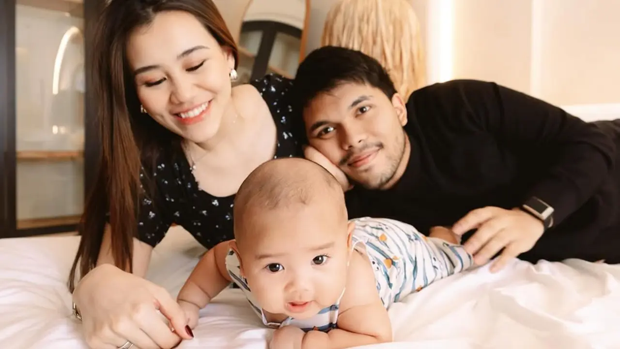 7 Potret Wajah Baby Arash, Diungkap Aaliyah dan Thariq Halilintar di Usia 3 Bulan
