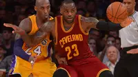 Duel Terakhir Kobe dengan LeBron  (Reuters)