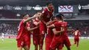 <p>Selebrasi pemain Timnas Indonesia setelah Egy Maulana Vikri mencetak gol&nbsp;ke gawang Kamboja dalam laga grup A Piala AFF 2022 yang berlangsung di Grup A Piala AFF 2022 di Stadion Utama Gelora Bung Karno, (SUGBK), Jumat (23/12/2022). (Bola.com/Bagaskara Lazuardi)</p>