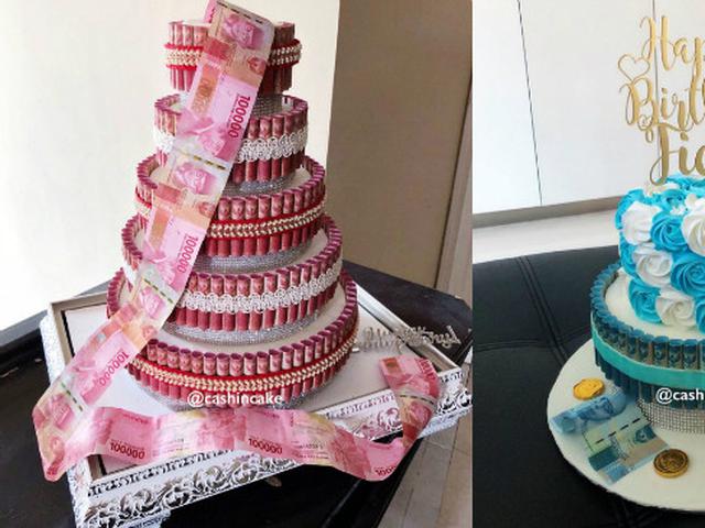 Kreatif Kue Ulang Tahun Ini Dibuat Dari Uang Kertas Asli Citizen6 Liputan6 Com