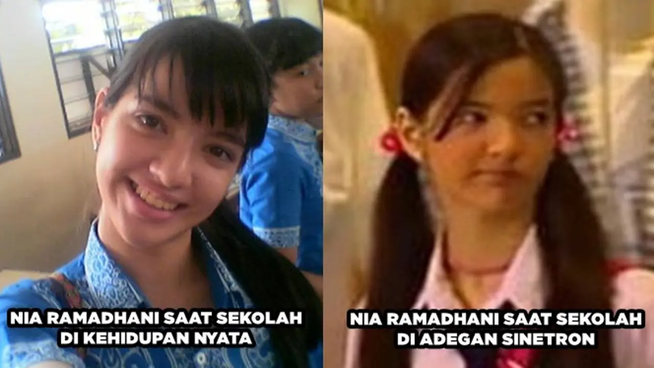 Potret Dulu dan Kini 6 Seleb Pakai Seragam SMA di Kehidupan Nyata Vs Akting Sinetron