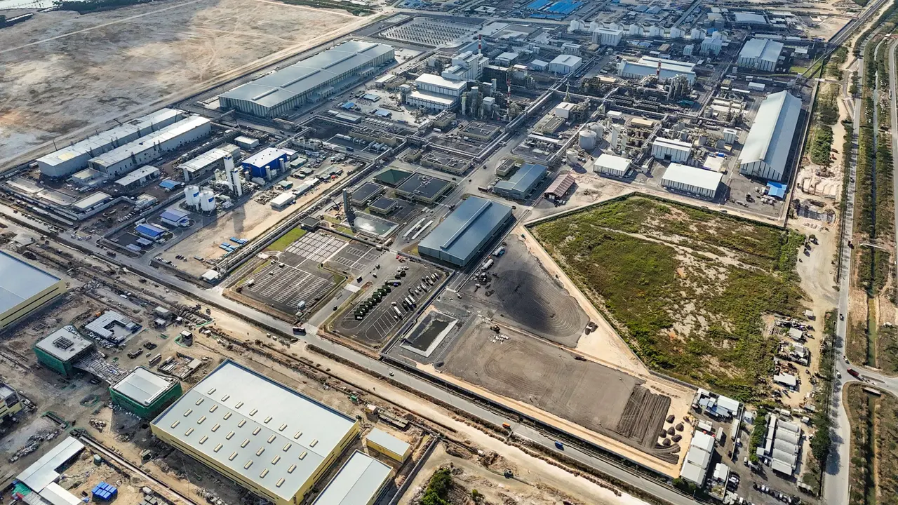 Smelter PTFI di Kawasan Ekonomi Khusus Gresik, Jawa Timur. (Foto: Freeport Indonesia)
