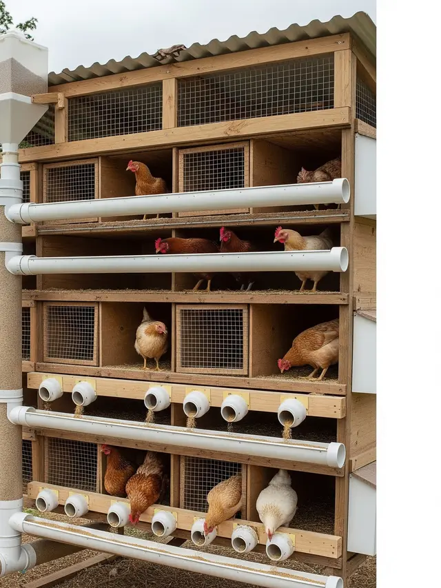Kandang Ayam dengan Sistem Pakan Otomatis (Gemini AI)