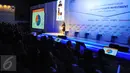 Menteri Keuangan Sri Mulyani Indrawati menyampaikan sambutan pada pembukaan Mandiri Investment Forum (MIF) 2017 di Jakarta, Rabu (8/2). MIF 2017 untuk mendorong investasi swasta agar ekonomi terus tumbuh. (Liputan6.com/Angga Yuniar)
