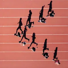 Ilustrasi lari. Sumber foto: unsplash.com/Steven Lelham.