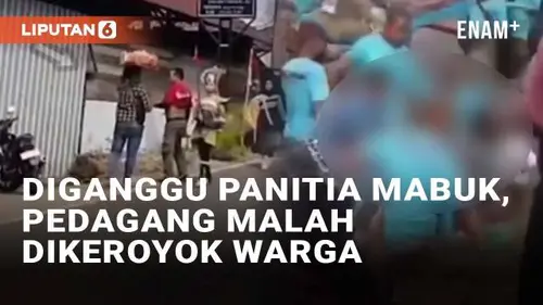 VIDEO: Viral Panitia Karnaval Diduga Mabuk dan Tantang Pedagang Keliling, Korban Malah Dikeroyok