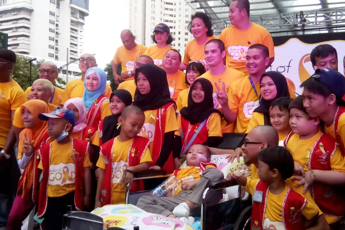 Ramai-ramai Dukung Pasien Kanker Anak