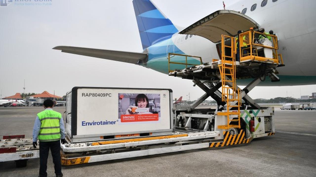 Indonesia Kedatangan Bahan Baku Vaksin Sinovac