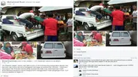 Ditolak Ambulans, Netizen Unggah Foto Jenazah Diangkut Mobil Ikan