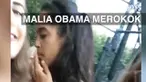 Malia Obama tertangkap kamera video saat menghisap rokok. Banyak netizen yang memberikan kritik, namun tidak sedikit pula yang membela Malia