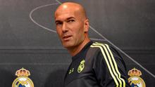 Pelatih Real Madrid asal Prancis, Zinedine Zidane. (AFP/Gerard Julien)