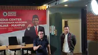 Juru Bicara Tim Pemenangan Nasional (TPN) Aiman Witjaksono di Media Center TPN Ganjar-Mahfud, Jakarta, Jumat (17/11/2023). (Merdeka.com).