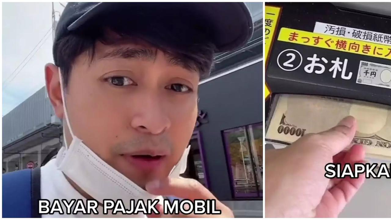 Bayar pajak mobil di Jepang (TikTok/@kulojowo1)