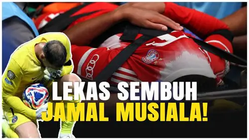 VIDEO: Tragis! Bintang Bayern Munchen, Jamal Musiala Cedera Parah Saat Hadapi PSG!