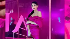 Potret terbaru Hilda Vitria dalam acara Fashion Styling Exhibition di Jakarta. (Foto: Instagram/ moedjenan)