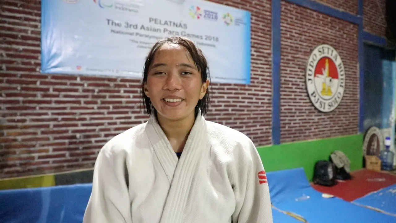 Atlet blind judo (foto:evan/kemenpora.go.id)