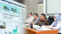 Direktur Jenderal Industri Agro Kemenperin, Putu Juli Ardika dan Juru Bicara Kementerian Perindustrian (Kemenperin), Febri Hendri Antoni Arif. Indeks Kepercayaan Industri (IKI) Februari 2023 yang berada pada fase ekspansi dengan capaian sebesar 52,32, konsisten meningkat sejak November 2022.