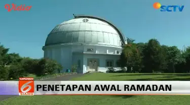 Petugas mulai menyiapkan peralatan jelang pengamatan hilal di Observatorium Bosscha