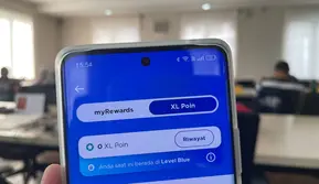 XL Axiata hadirkan XL Poin untuk meningkatkan kepuasan dan loyalitas pelanggan, XL Poin dapat dilihat di aplikasi MyXL (Liputan6.com/ Agustin Setyo Wardani)