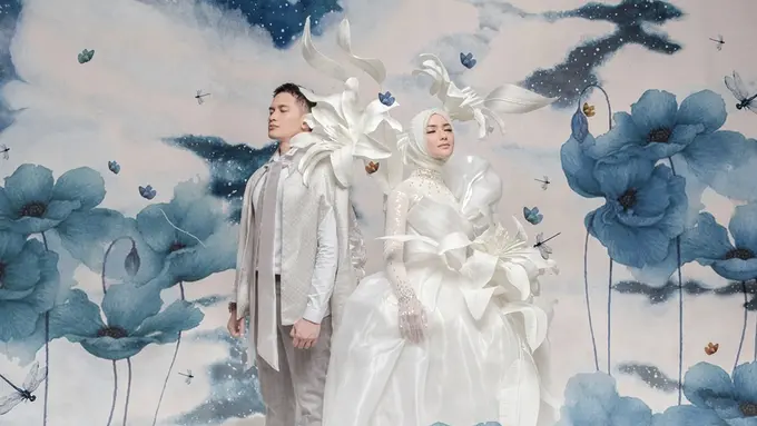 6 Prewed Citra Kirana dan Rezky Aditya dengan Konsep Negeri di Atas Awan