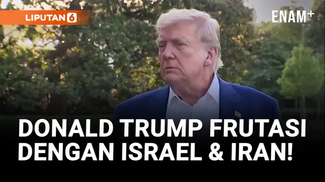VIDEO: Donald Trump Frustasi! Israel dan Iran Masih Saling Serang!