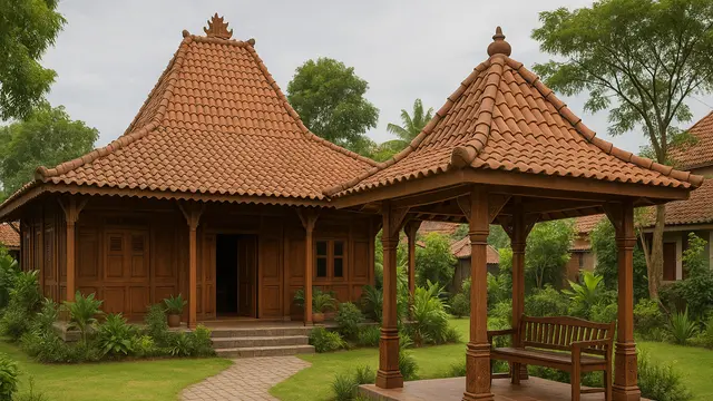8 Desain Rumah Dengan Pendopo/Ilustrasi oleh AI