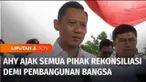 Ketua Umum Partai Demokrat sekaligus Menteri Agraria Tata Ruang dan Kepala BPN, Agus Harimurti Yudhoyono juga memberikan tanggapan pasca putusan MK dalam sengketa pilpres pada sela-sela acara Hari Bumi Sedunia, di Desa Cibedug, Kabupaten Bogor, pada ...