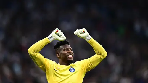 <p>Kiper Inter Milan Andre Onana. (GABRIEL BOUYS / AFP)</p>