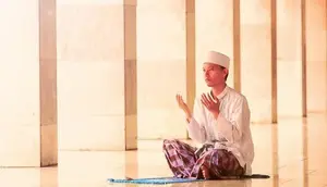 ilustrasi sholat dhuha. ©2020 Merdeka.com