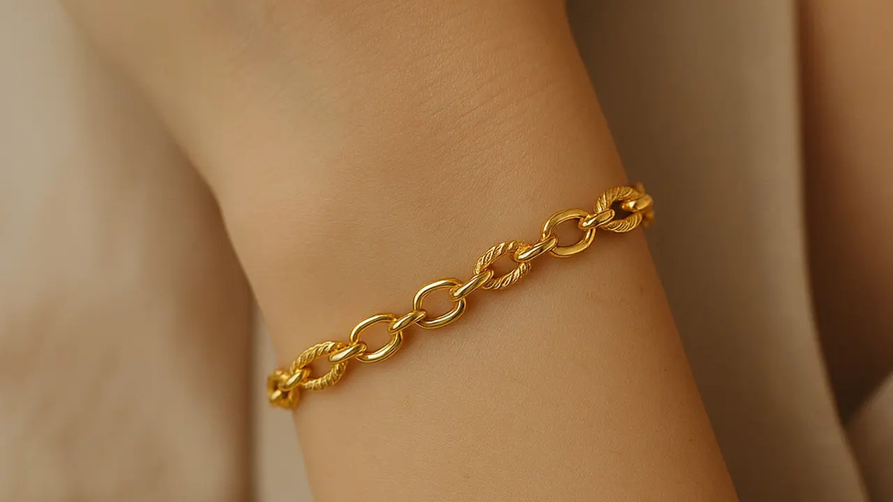 Model Gelang Rantai Emas 3 Gram