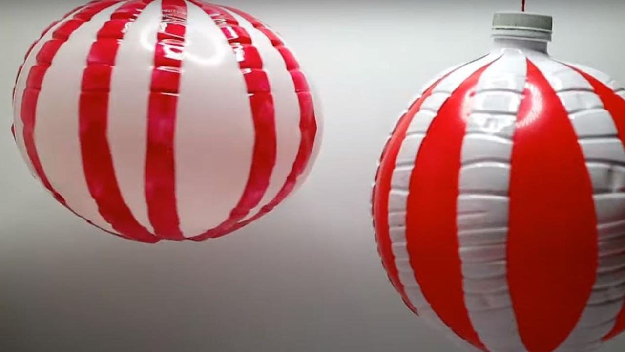 Cara membuat lampion sederhana dari botol bekas merah putih