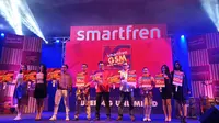 Peluncuran paket data 4G terbaru Smartfren oleh Deputy CEO Smartfren Djoko Tata Ibrahim (Liputan6.com/ Agustin Setyo W)