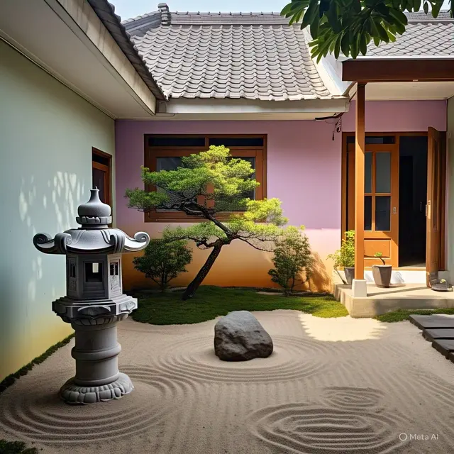 Taman Zen Bergaya Jepang