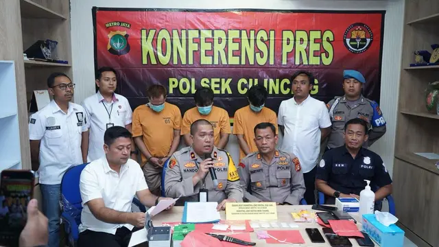 Polsek Cilincing Tangkap 3 Pengedar Sabu