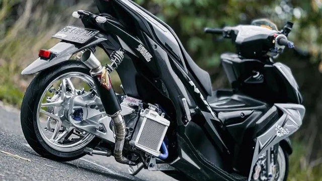 9 Potret Modifikasi Yamaha Aerox 150cc, Motor Semok buat Ngabers!