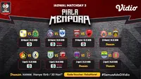 Pertandingan lengkap Piala Menpora 2021 dapat disaksikan melalui platform streaming Vidio dan Indosiar. (Dok. Vidio)