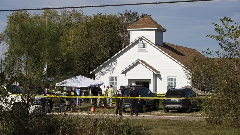 Penembakan Massal Meletus di Gereja Texas, 25 Orang Tewas