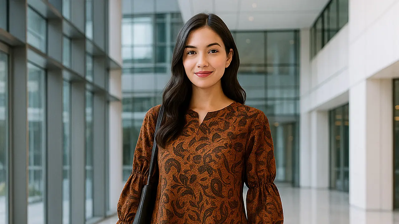 Tunik Batik Lengan Serut yang Stylish dan Kekinian